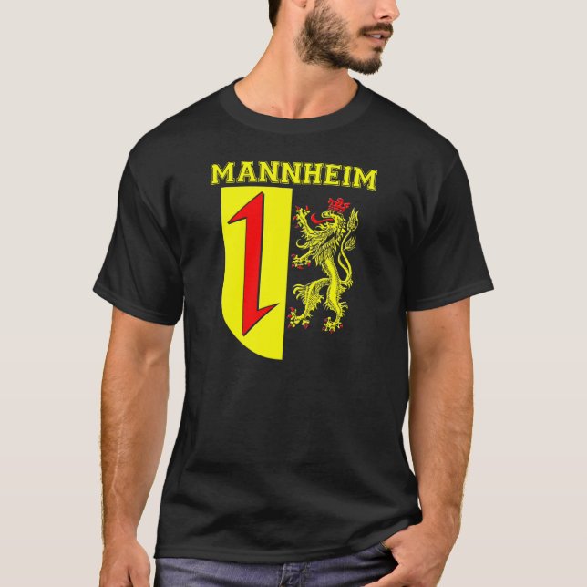 T-shirts Mannheim (Alemanha) (Frente)