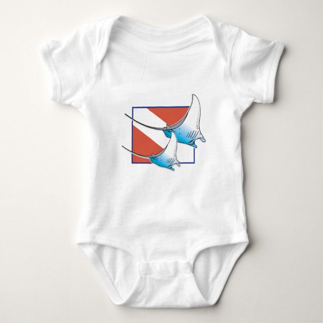T-shirts Manta Ray (Frente)