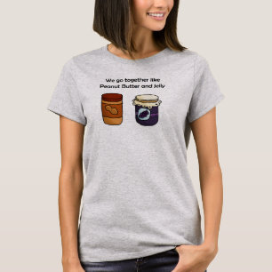 T-shirts Manteiga e geléia de amendoim