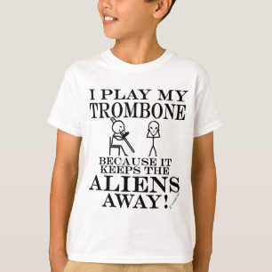T-shirts Mantem o Trombone ausente dos aliens