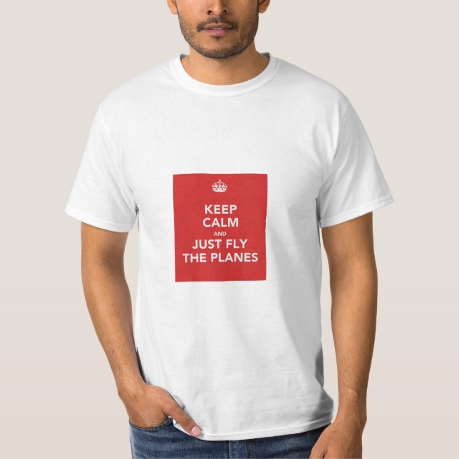 T-shirts Mantenha a calma (Frente)