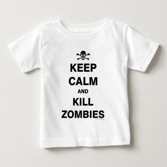 T-shirts Mantenha a calma (Frente)