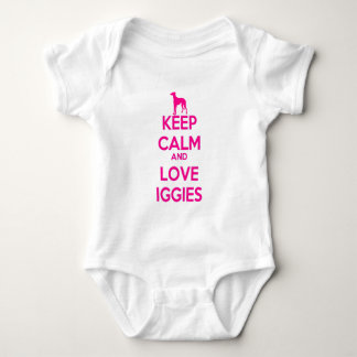 T-shirts Mantenha a calma e ame Iggies