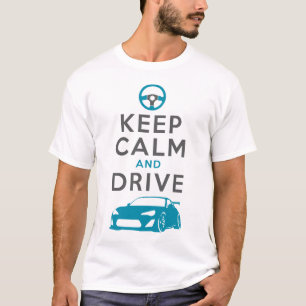 T-shirts Mantenha a calma e conduza - GT86- /version2
