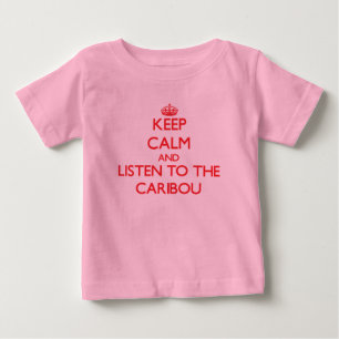 T-shirts Mantenha a calma e escute o caribu