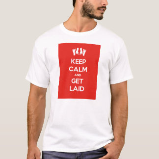T-shirts Mantenha a Calma e Faça Sexo