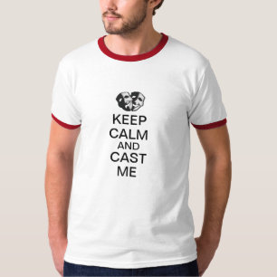 T-shirts Mantenha a calma e molde-me!