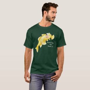 T-shirts Mantenha a calma e nade sobre