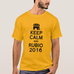 T-SHIRTS MANTENHA A CALMA E O RUBIO 2016 - .PNG