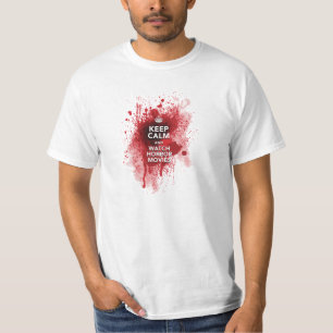 T-shirts "Mantenha a calma e olhe T engraçado dos filmes d