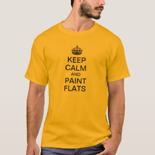 T-shirts Mantenha a calma e pinte apartamentos