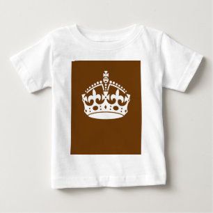 T-shirts Mantenha a Coroa Calma no Marrom
