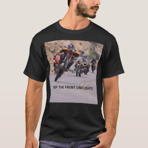 T-shirts MANTENHA A LUZ DA PARTE FRONTAL! Parte dianteira