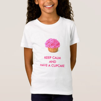 T-SHIRTS MANTENHA ANDHAVE CALMO UM CUPCAKE