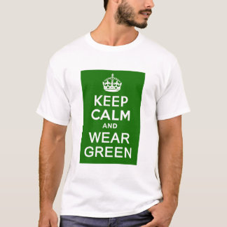 T-shirts MANTENHA CALMA E VISTA VERDE para o Dia das Ruas