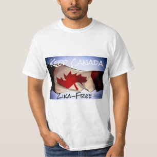 T-shirts Mantenha Canadá Zika-Livre por RoseWrites