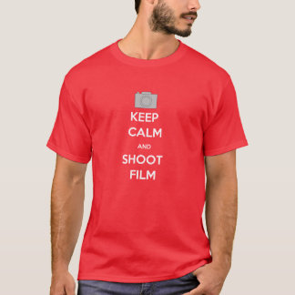 T-shirts Mantenha filme calmo e do tiro
