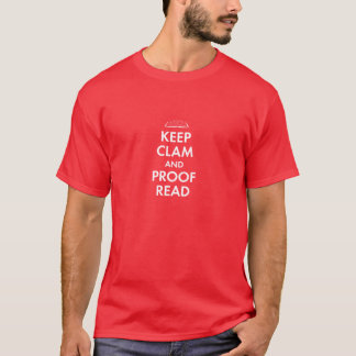 T-shirts Mantenha moluscos e corrija-os