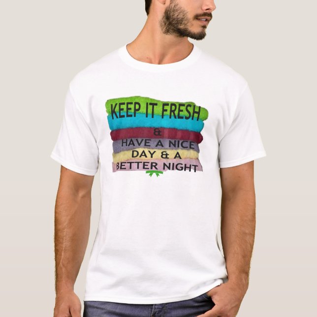 T-shirts mantenha-o livre (Frente)