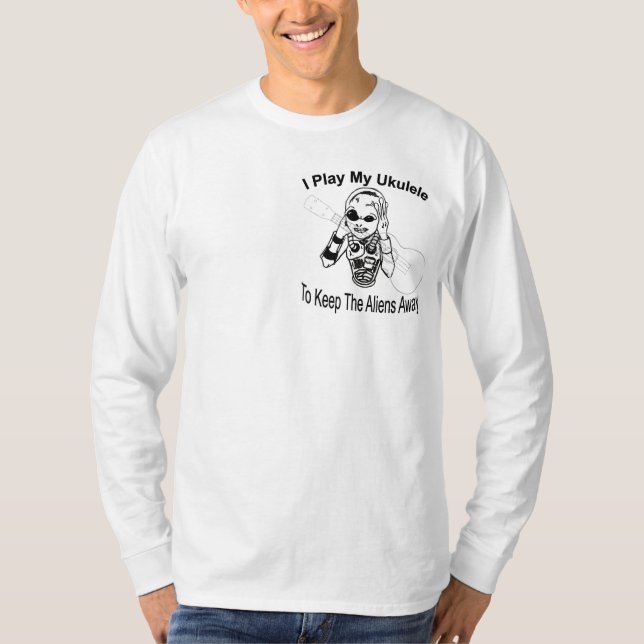 T-shirts Mantenha os aliens ausentes! (Frente)