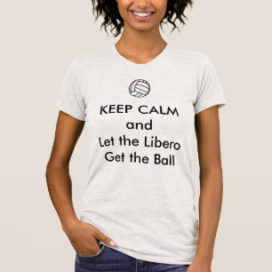 T-shirts Manter o Voleibol Calmo