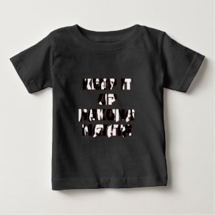 T-shirts Manter Para Cima / Hakuna Matata Art Impressão