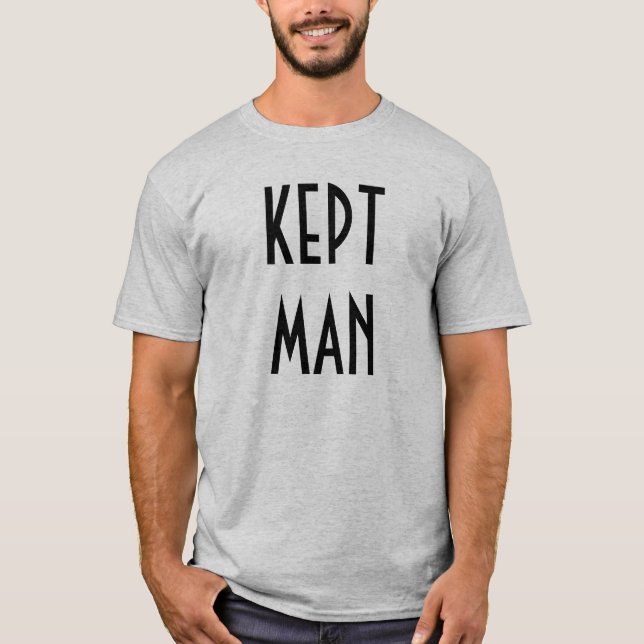 T-shirts MANTEVE O HOMEM por SOCI-E-TEE (Frente)
