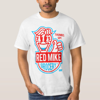 T-SHIRTS MANTIMENTO VERMELHO DO MICROFONE