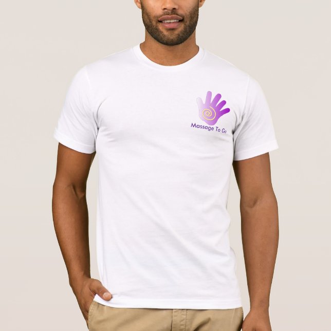 T-shirts Mão cura - roxo (Frente)