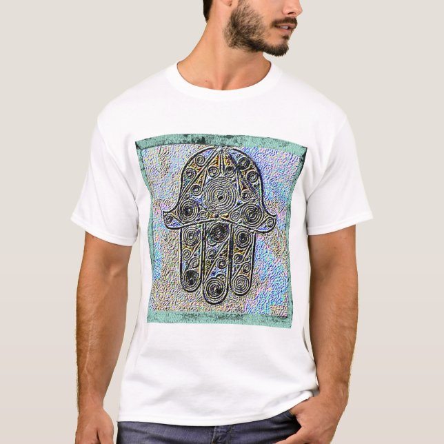T-shirts Mão de Fatima/Hamsa (Frente)