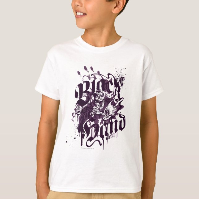 T-shirts Mão Negra - Colagem Roxa (Frente)
