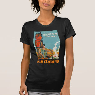 T-shirts Maori bem-vindo do MAI de Nova Zelândia Haere das