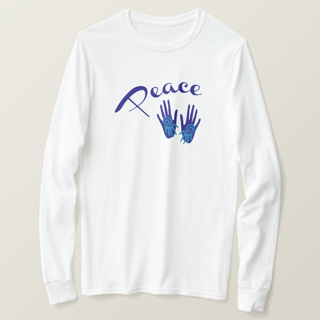 T-shirts Mãos da Paz (Frente do Design)