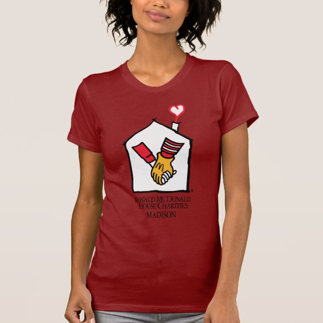 T-shirts Mãos de Ronald McDonald (Frente)