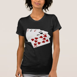 T-shirts Mãos Poker - Cheio House - Ace e Dez