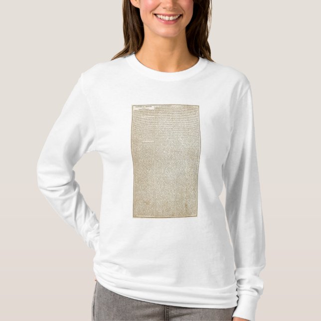 T-shirts Mapa 2 da história dos Estados Unidos (Frente)