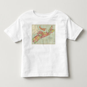T-shirts Mapa da Província da Nova Escócia 4 de Mackinlay