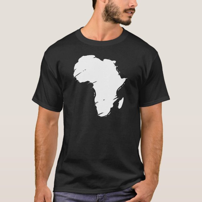 T-shirts Mapa de África (Frente)