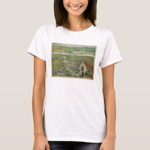 T-shirts Mapa de Cadiz, de "Civitates Orbis Terrarum" por G