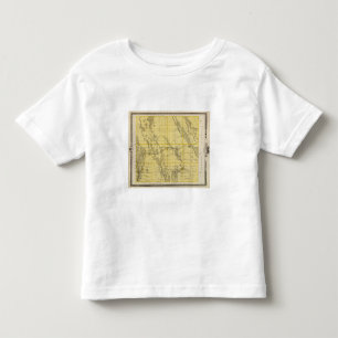 T-shirts Mapa de Chickasaw County, estado de Iowa