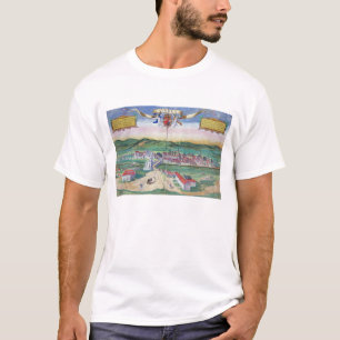 T-shirts Mapa de Córdova, de "Civitates Orbis Terrarum"