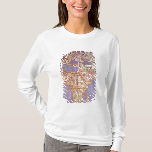 T-shirts Mapa de Europa e de África (Frente)