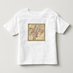 T-shirts Mapa de Grant, condados résistentes