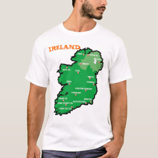 T-shirts Mapa de Ireland