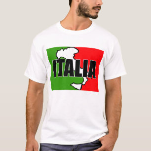T-shirts Mapa de Italia