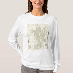 T-shirts Mapa de Milwaukee