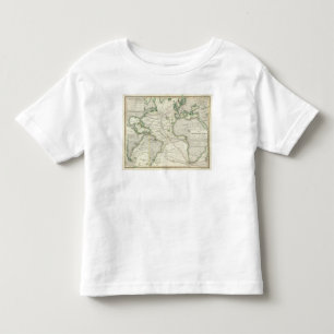 T-shirts Mapa de Oceano Atlântico