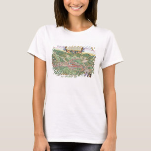 T-shirts Mapa de Serravalle, 'de Civitates Orbis Terrarum