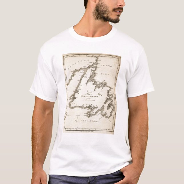 T-shirts Mapa de Terra Nova (Frente)