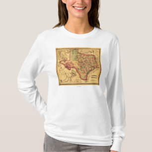 T-shirts Mapa de TexasPanoramic